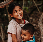 Community members planting trees