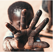 Community members participating in a clean-up